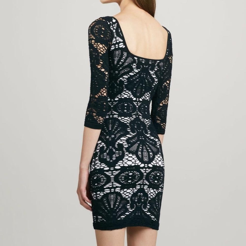 Women's Bodycon Dress Black Lace Free People